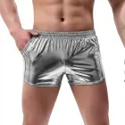 Customized Iridescent Color PU Leather Mens Boxers