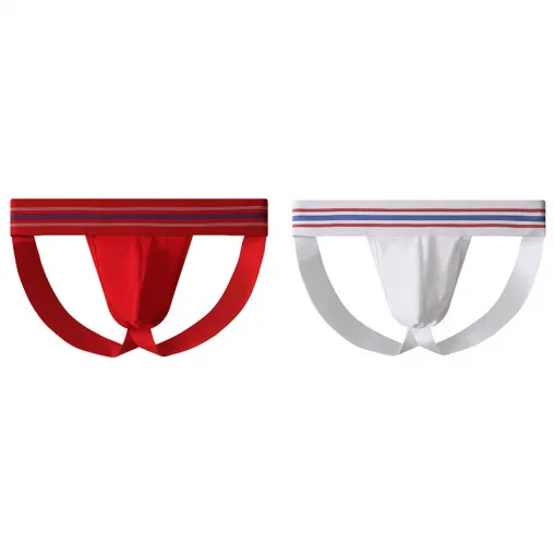 Gay Men's Jockstrap with Customized Color and Waistband