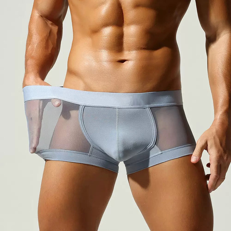 See Through Comfortable Men's Boxer Briefs