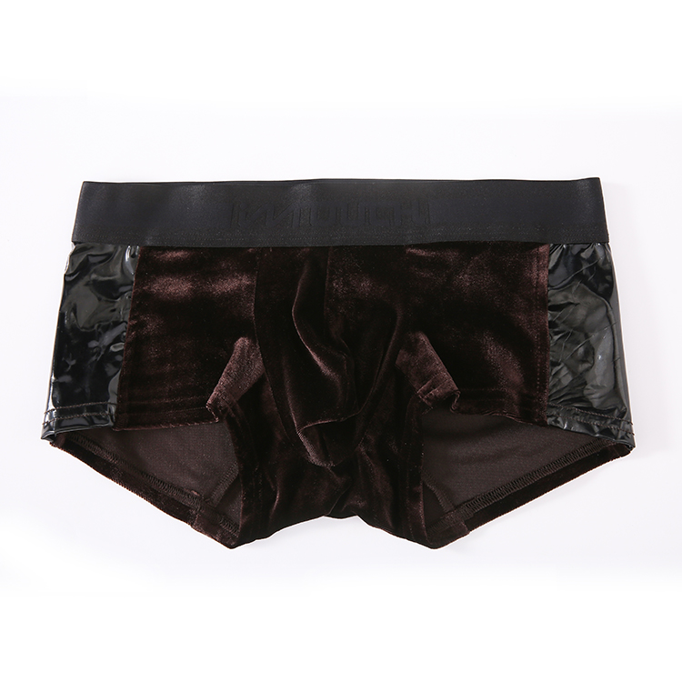 Customized Velvet Boxer Briefs For Men