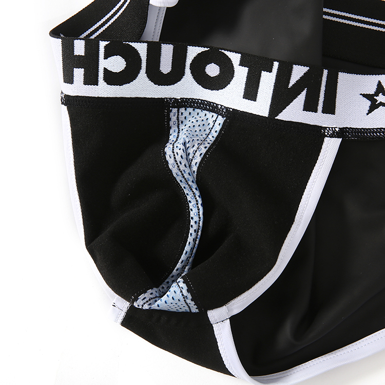 Wholesale Custom PU Leather Mens Sexy Briefs
