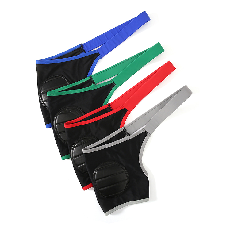 OEM PU Leather G-string Thong Sexy Men's Lingerie Underwear
