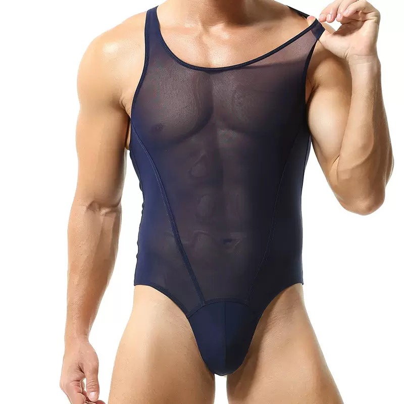 Colored Breathable Sexy Singlet for Men