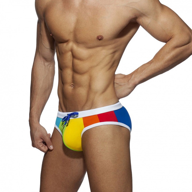 Men Custom Design Stretch Swimwear