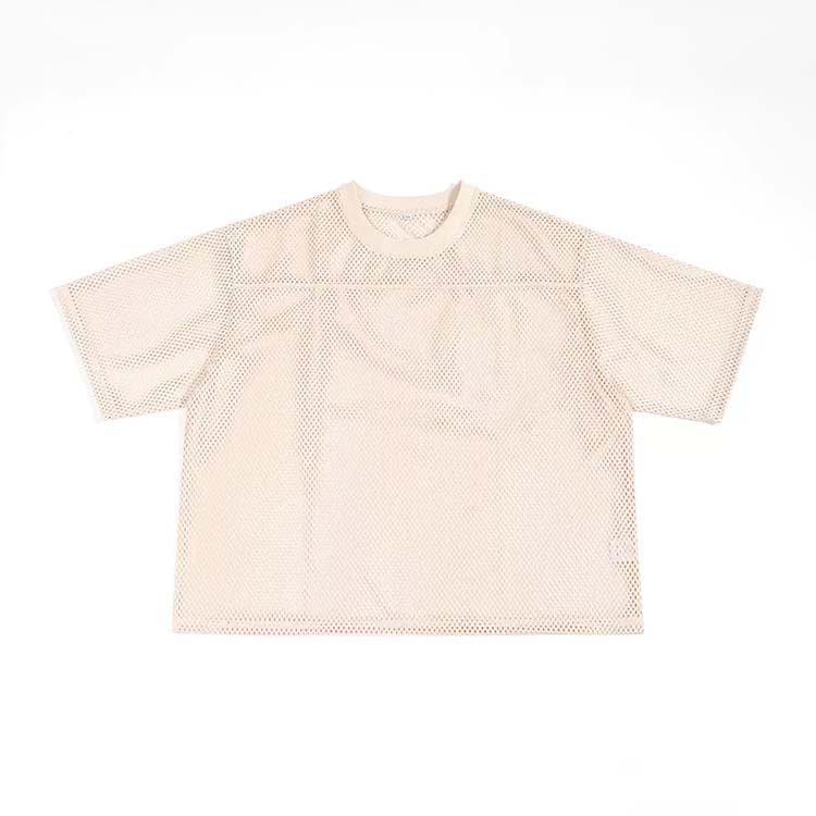 Men's Short-Sleeve Mesh Shirt with a Short, Wide Fit