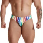 Rainbow Colorful Breathable Sexy Briefs For Man