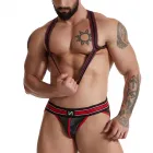 Sexy Body Harness Bondage Lingerie with Jockstrap Underwear