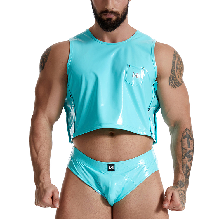 Fluorescence Green Men's Night Club Sexy Costumes