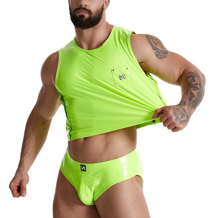 Fluorescence Green Men's Night Club Sexy Costumes