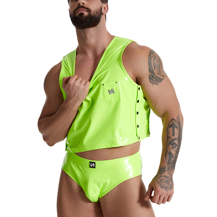 Fluorescence Green Men's Night Club Sexy Costumes