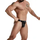 Men's Shiny PU Leather Jockstraps
