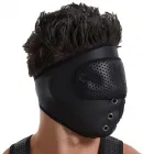 PU Leather SM Game Slave Full Face Cover