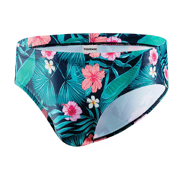 Men's Printed One Brief Swimwear