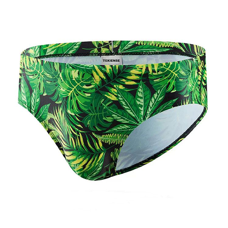 Men's Printed One Brief Swimwear