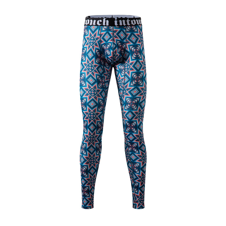Neutral Geometrical Figure Printing Sports Leggings