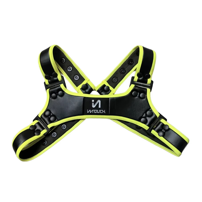 PU Leather Customized Adjustable Chest Harness