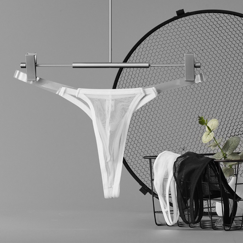 Gay Men See-Through Mesh Sexy Lingerie Thong G-string