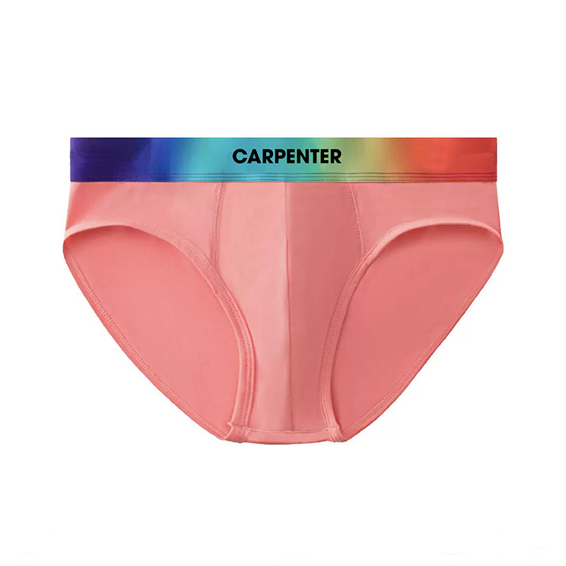 Customized Rainbow Belt Cotton Mens Brief