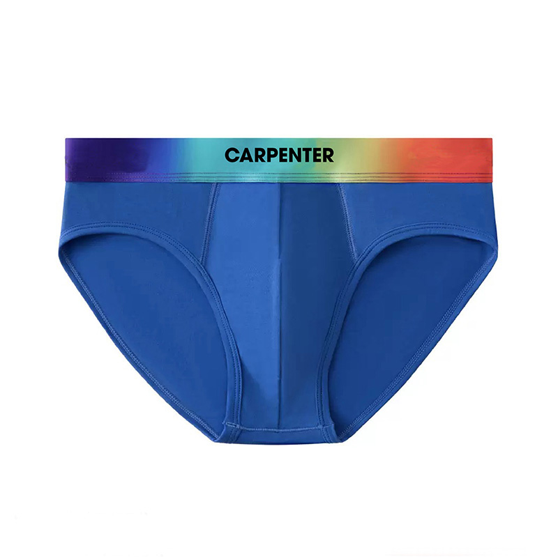 Customized Rainbow Belt Cotton Mens Brief