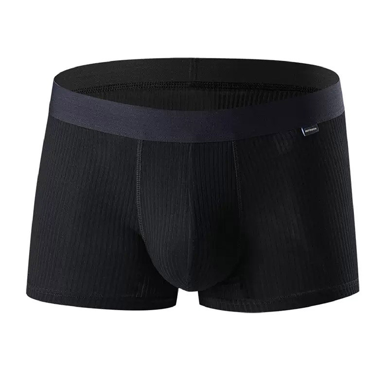 Breathable Men's Boxers with Custom Logo and Color