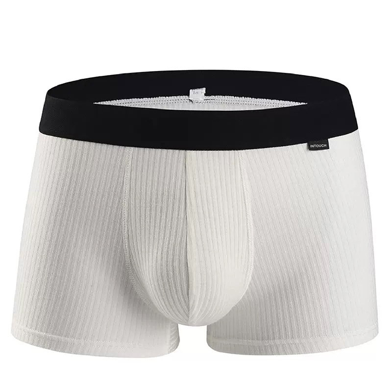 Breathable Men's Boxers with Custom Logo and Color