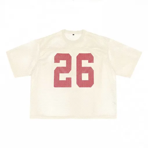 Men's Short-Sleeve Mesh Shirt with a Short, Wide Fit