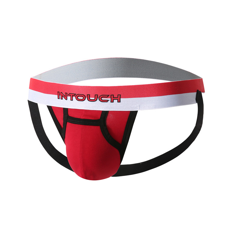 Cotton Open Pouch Sexy Men Jockstrap