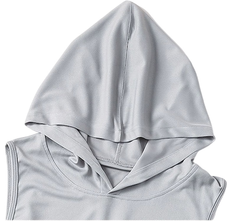 Men's Breathable Quick Dry Hooded Athletic Tank Top
