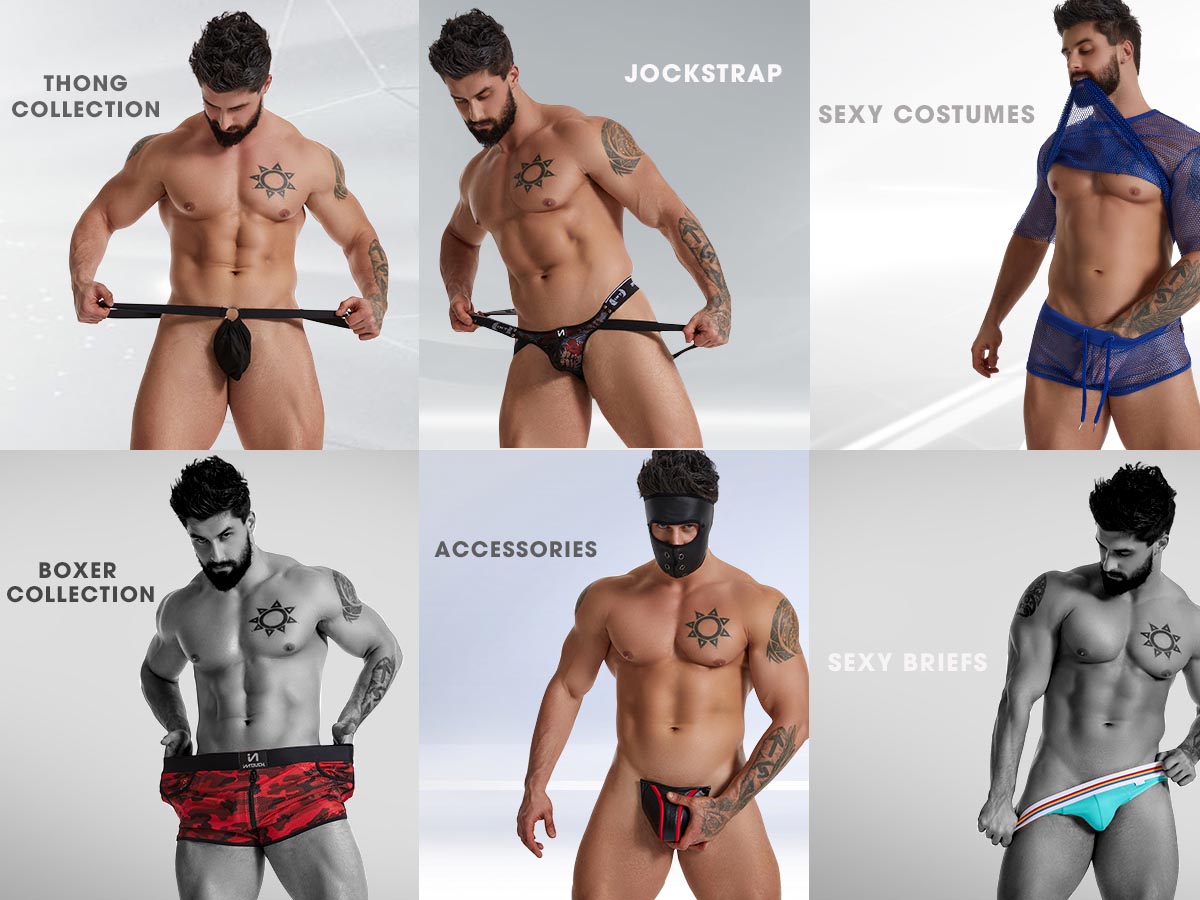 OEM Black Lace Sexy Gay Mens Briefs