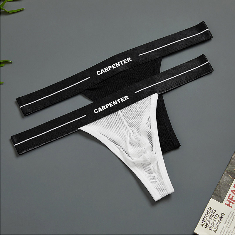 Gay Men's Sexy Thong with Customized Logo